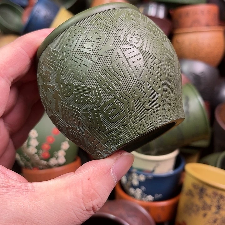 紫砂茶杯全手工紫砂主人杯