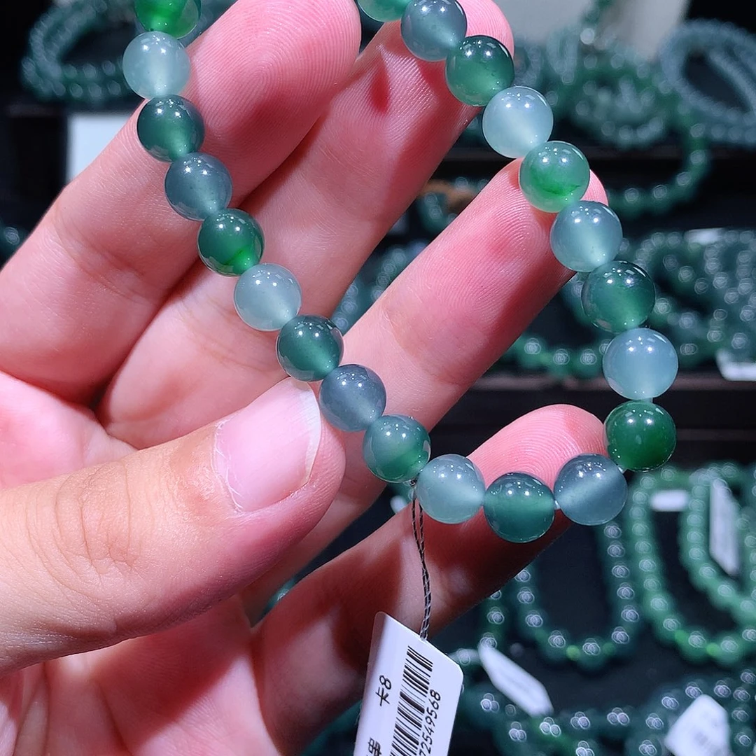 未镶嵌手链翡翠天然a货翡翠手串8