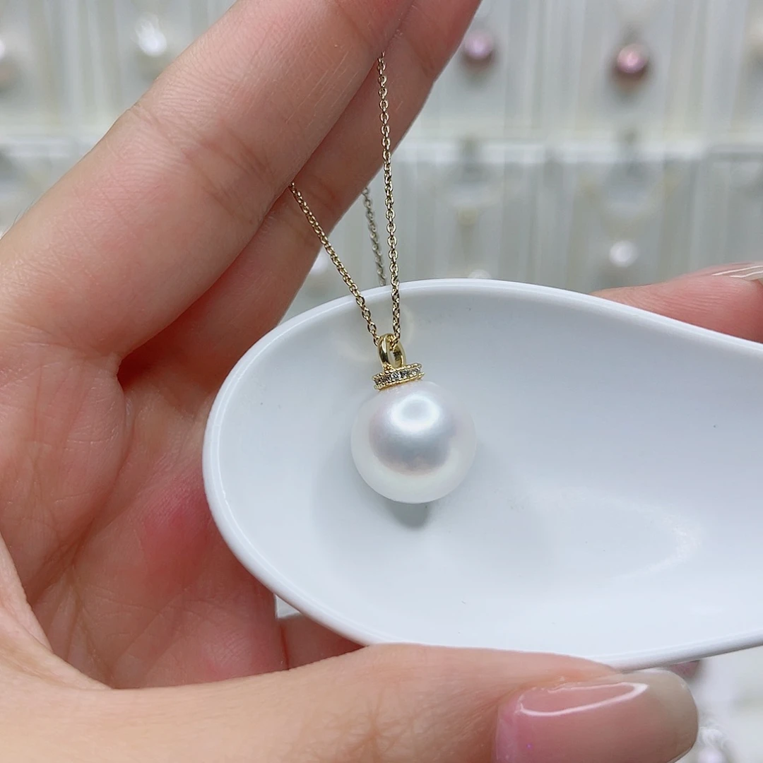 淡水珍珠未镶嵌吊坠(赠链)