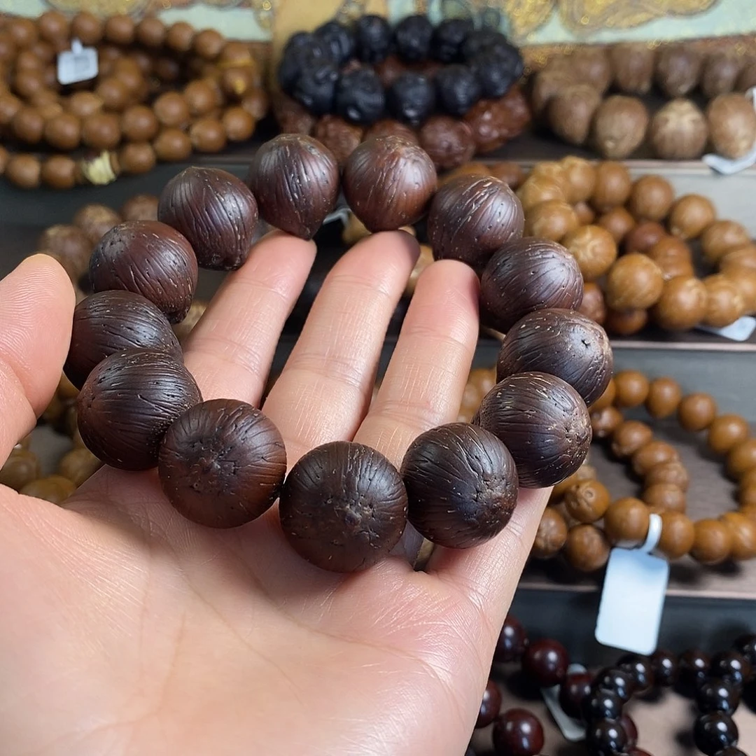 手串紫金鼠20原皮极品收藏款紫皮纯圆