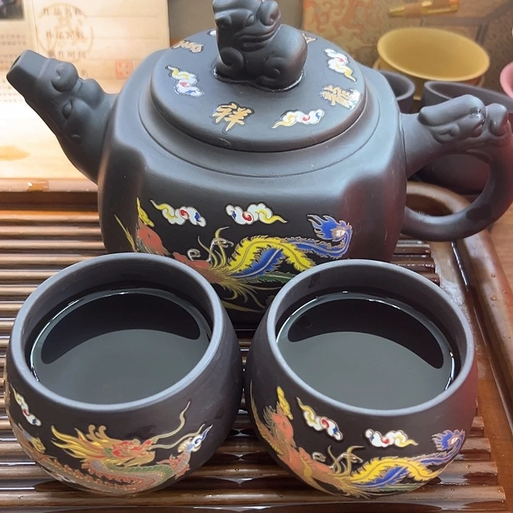 茶壶紫砂宜兴紫砂壶500毫升