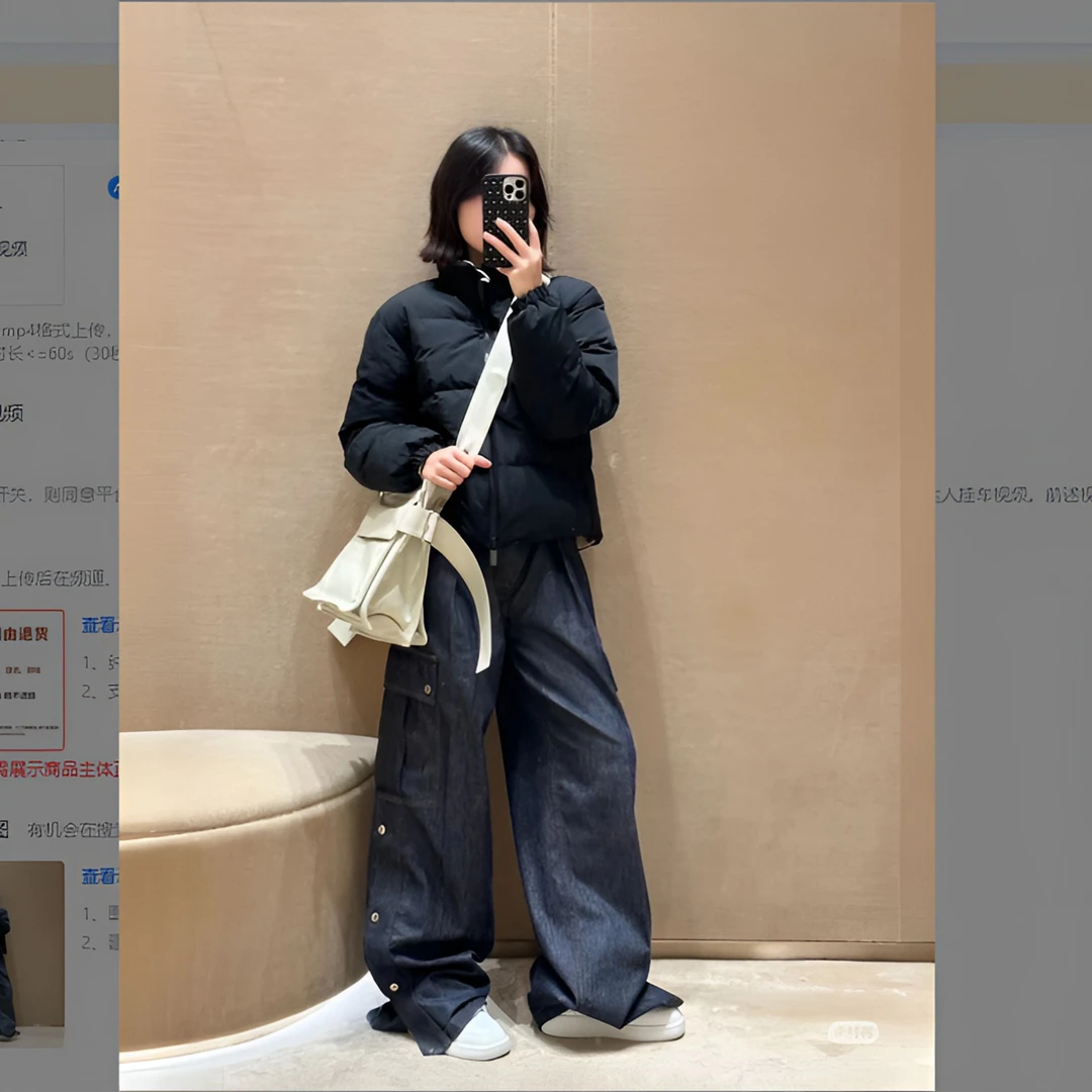 （斜格纹短/中长款外套）2025新款经典连帽外套休闲长款短款外套
