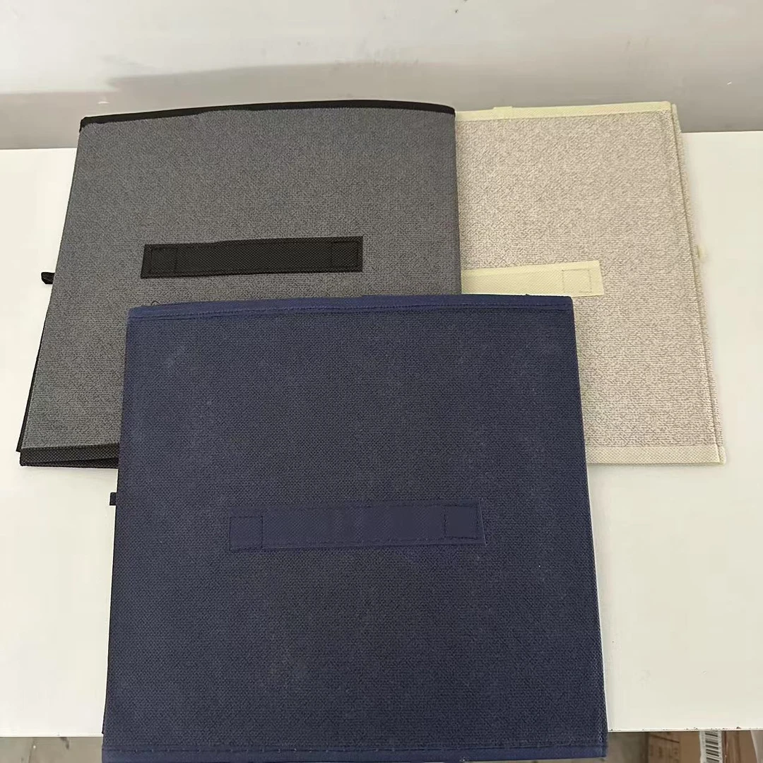 9月30号发3个！可折叠布艺纯色收纳盒26X23X28CM NO.退.NO换