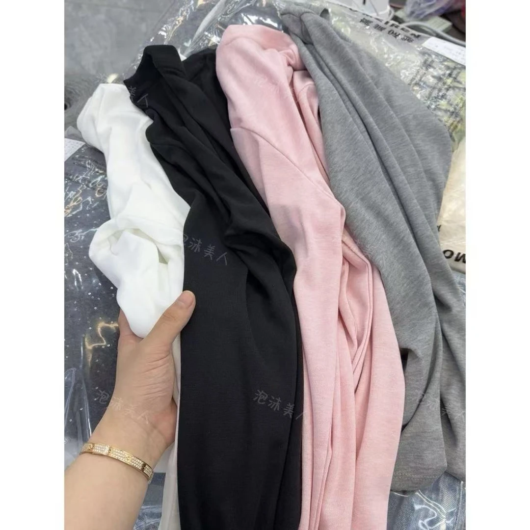 纹理面膜t」超百搭人手N件！肌理纯色面膜润肤春秋长袖内搭打底