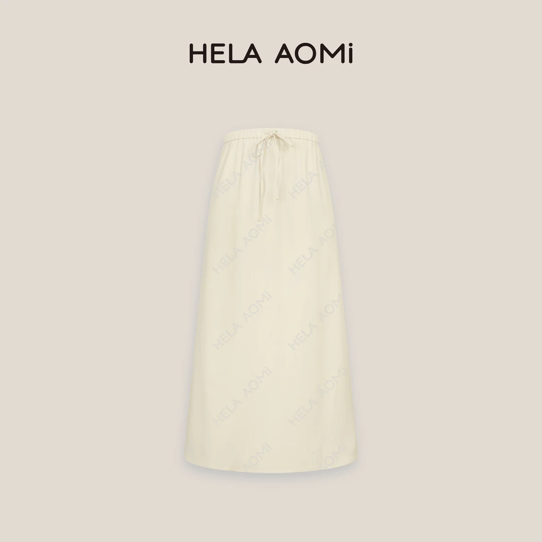 HELAAOMI “一步鱼尾裙”垂感弹力直筒裙显瘦高腰半身裙CY5BC71424