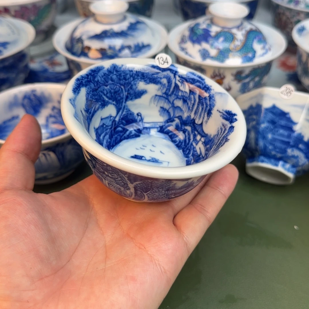 彦祖纯手工手绘茶具134