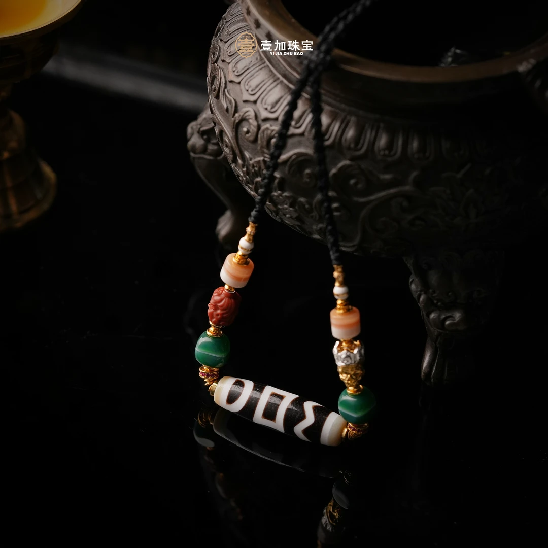 壹加师弟丨手工设计息增怀玛瑙锁骨链多样性发一  2875J