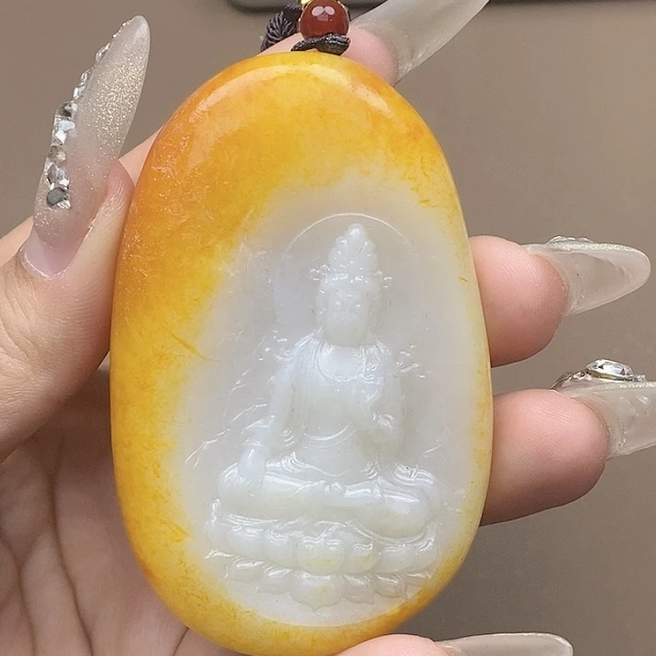 和田玉挂件未镶嵌G