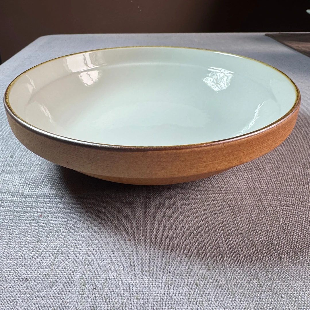 8寸磨砂高温釉汤盘