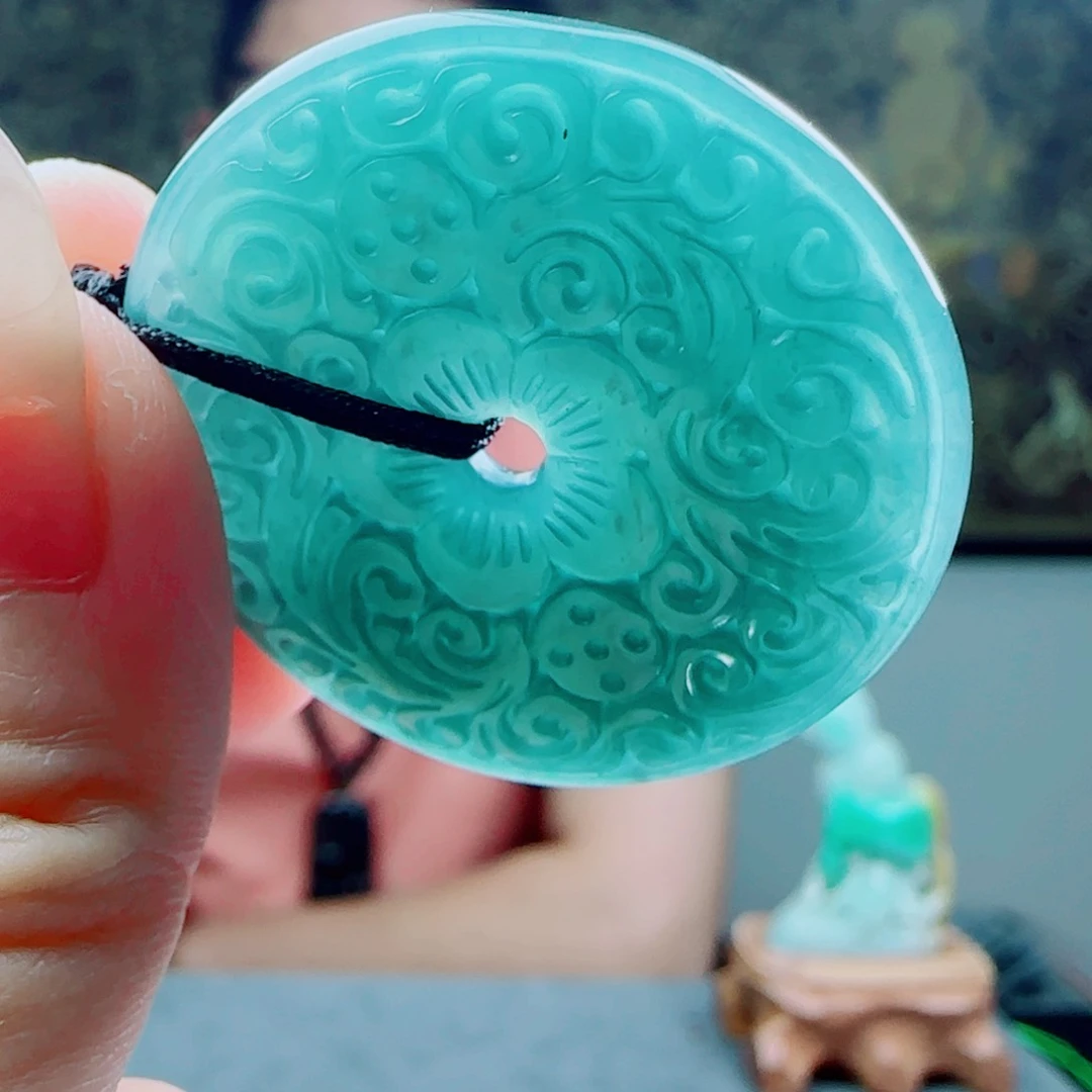 翡翠未镶嵌颈饰11223456