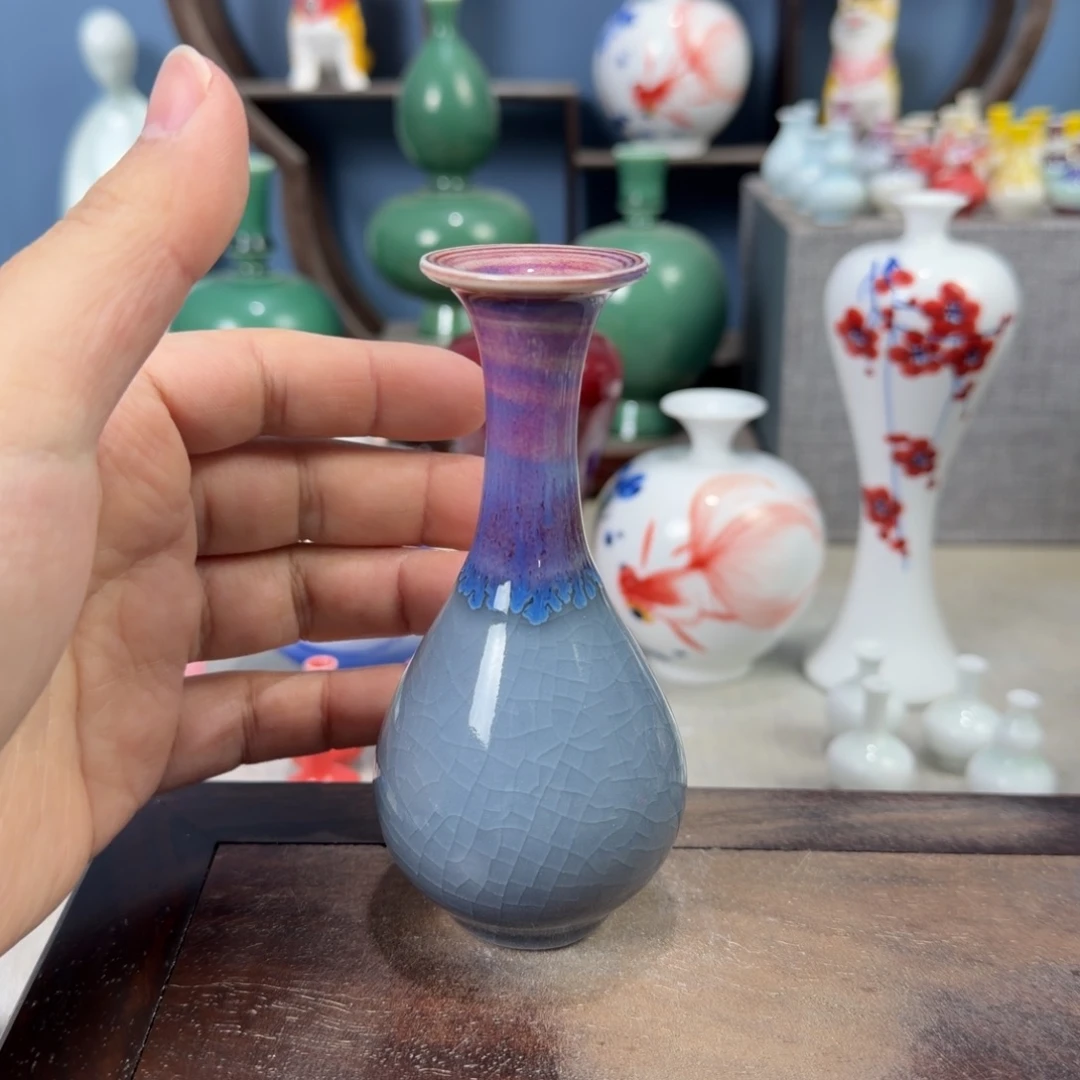 陶瓷手工小花器摆件