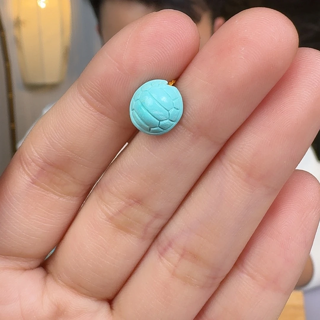 绿松石未镶嵌挂件