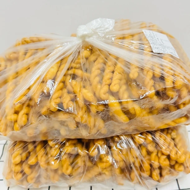 湖北崇阳白霓手搓老面麻花炒菜传统老式手工休闲零食小吃本土特产