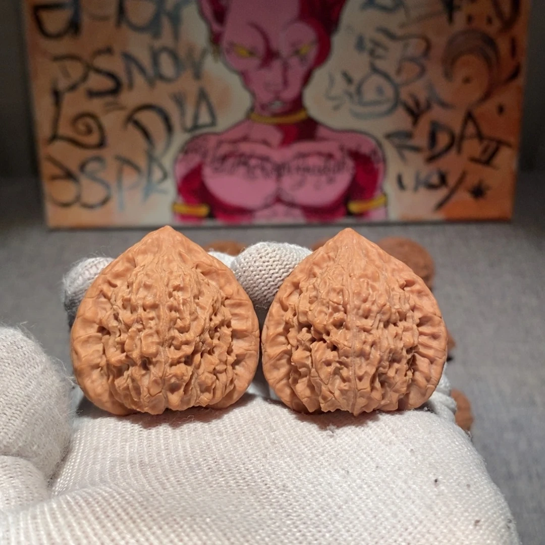 吊坠文玩核桃38朱雀