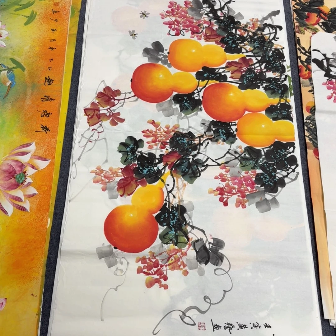 国画68×68工笔手绘画画画