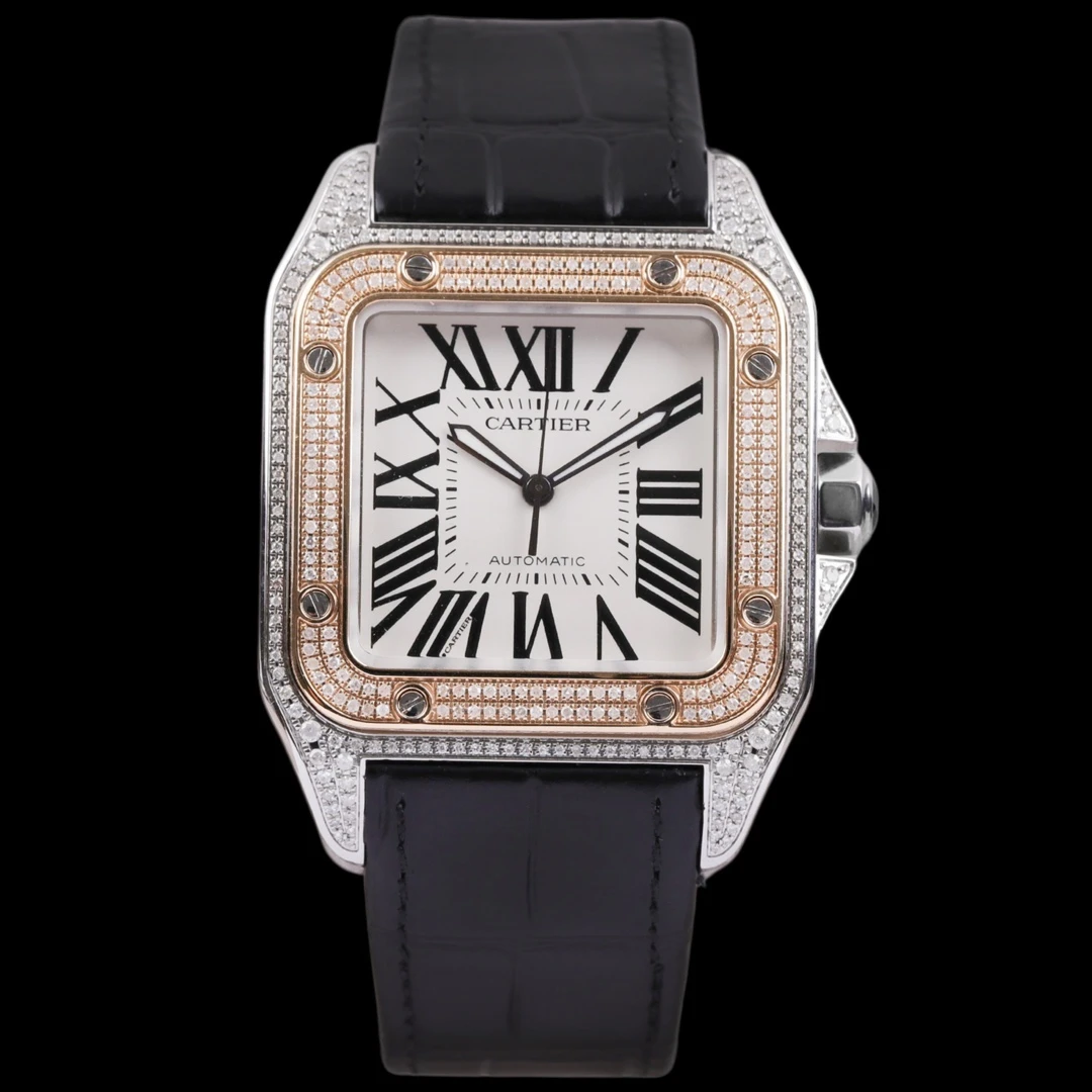 99新 Cartier/卡地亚 大牛二手/二手单表后钻山度士W20072X7