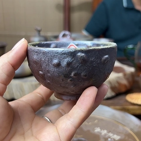戬谷龙窑柴烧茶杯86