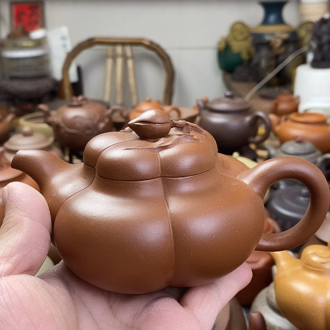 沪***音茶壶清水泥原矿紫砂
