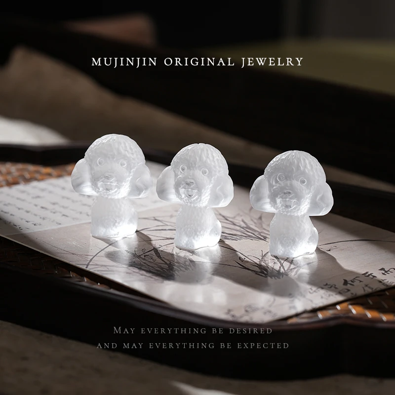 【木槿槿 槿选 】天然白水晶摆件时尚雕刻装饰品多样性发一