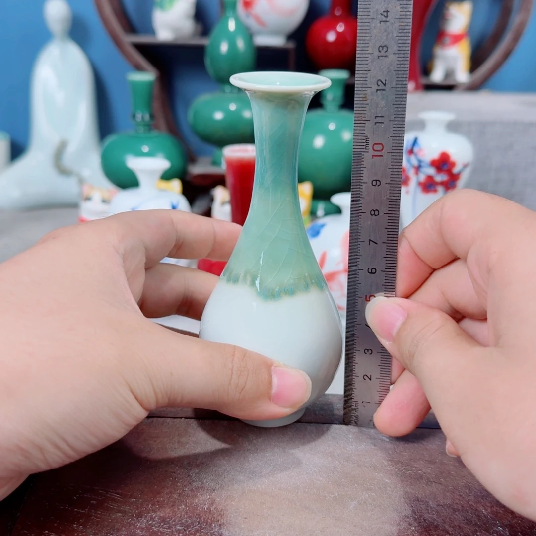 陶瓷手工小花器摆件