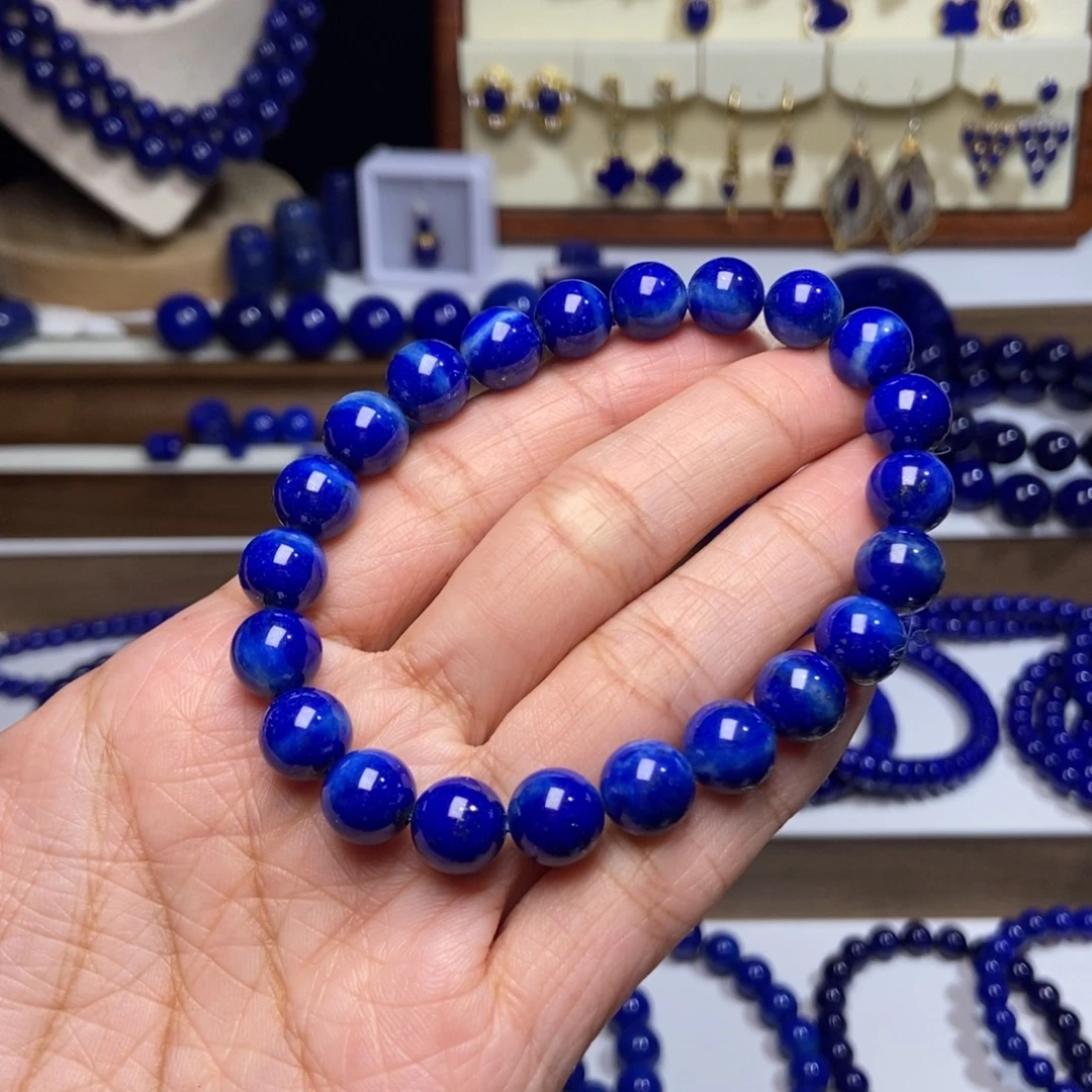 安***安青金石未镶嵌精品玉化手串9mm+