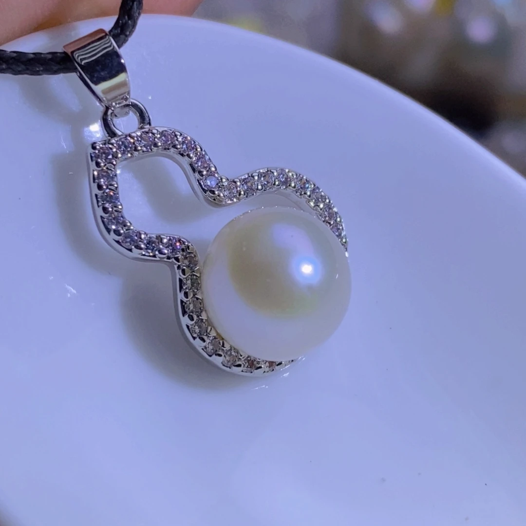 合金淡水珍珠天然淡水珍珠（微瑕）