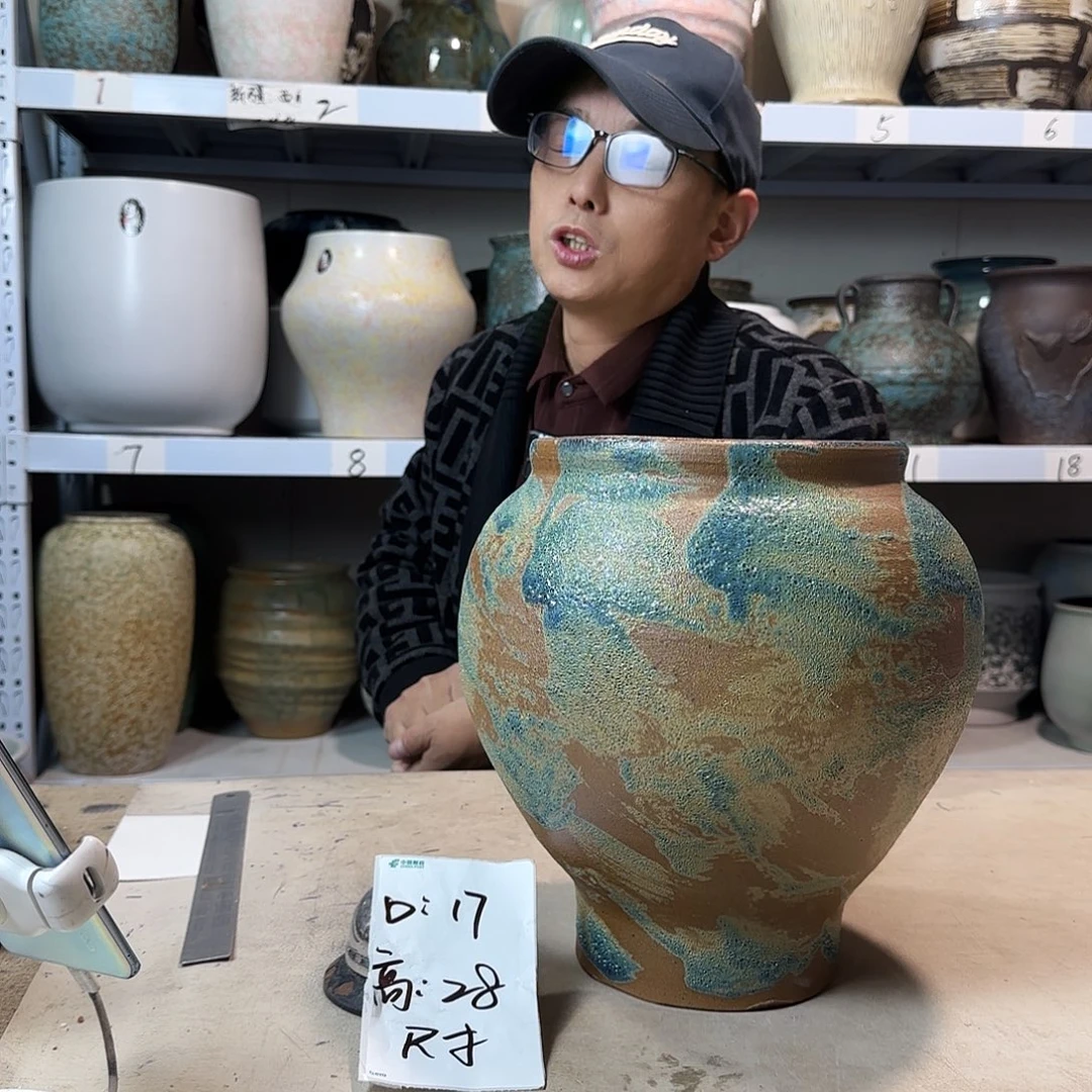 17@28 紫砂花盆尺寸