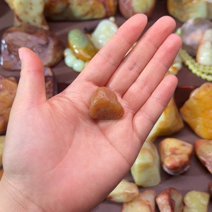 和田玉（糖玉）未镶嵌挂件通****心