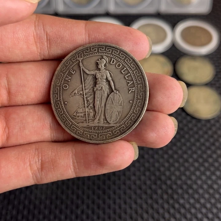 金属大头龙洋船洋工艺品