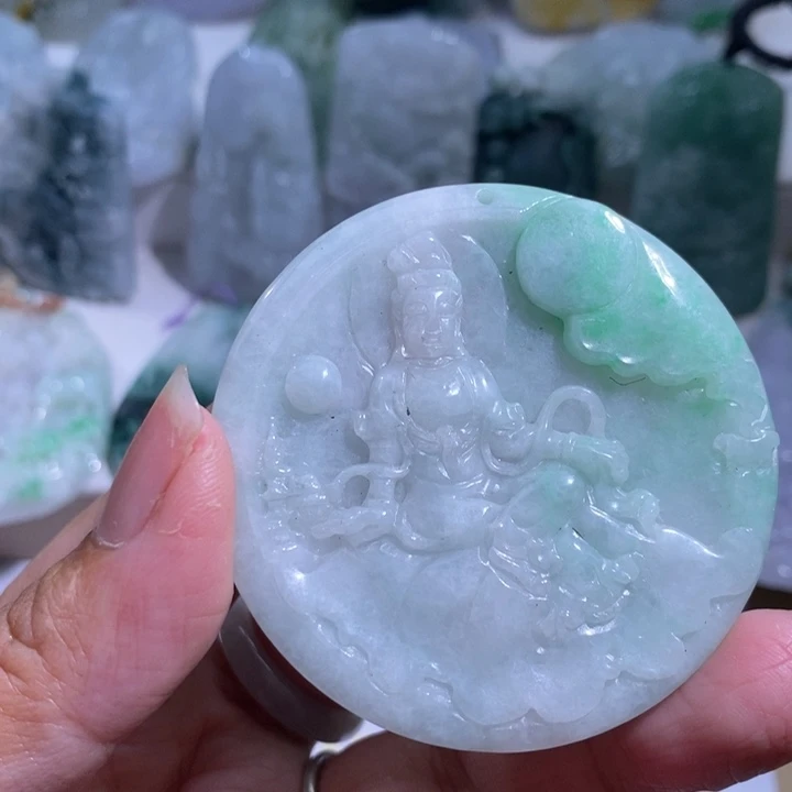 【闪购商品】未镶嵌挂件翡翠观音