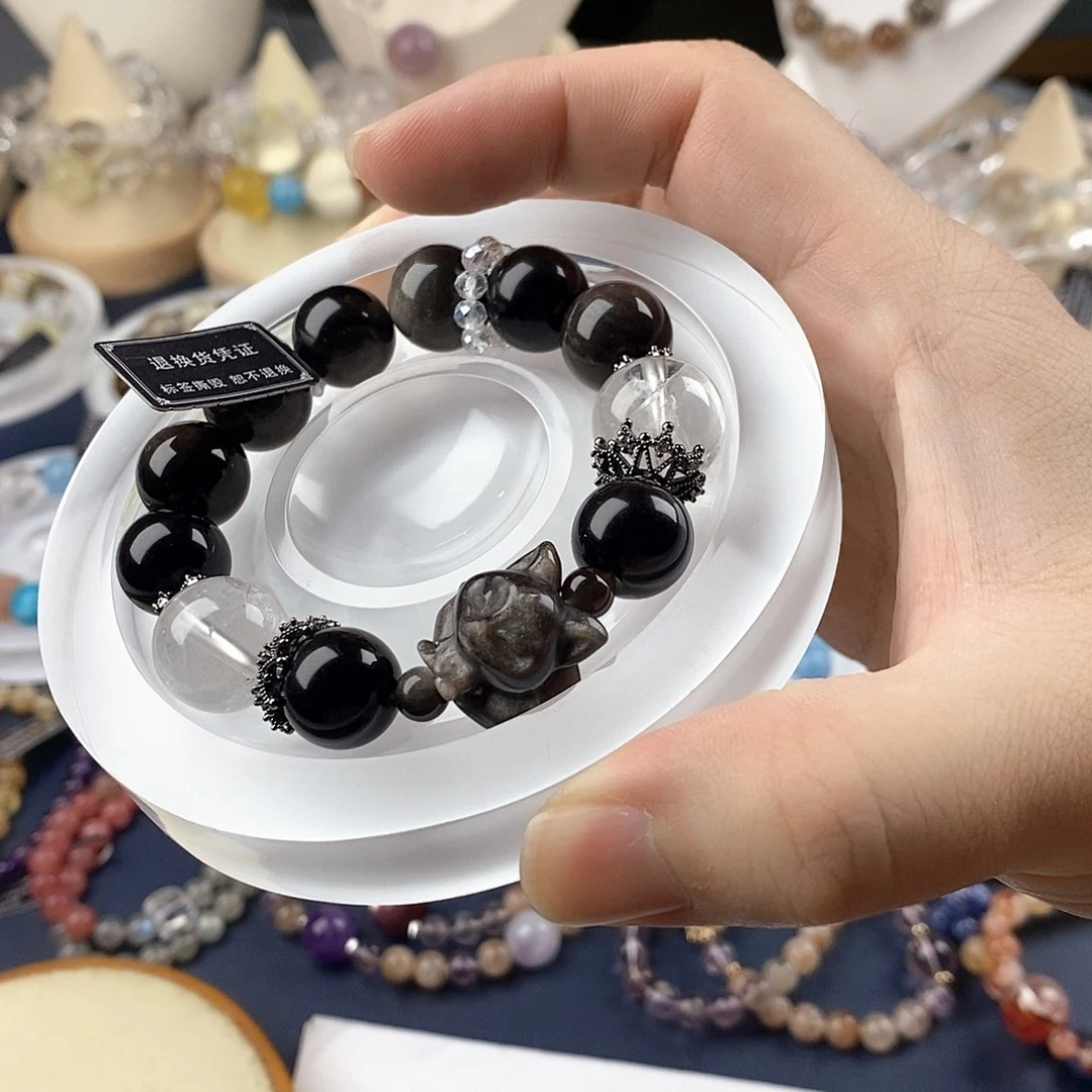银S925镶嵌手链水晶