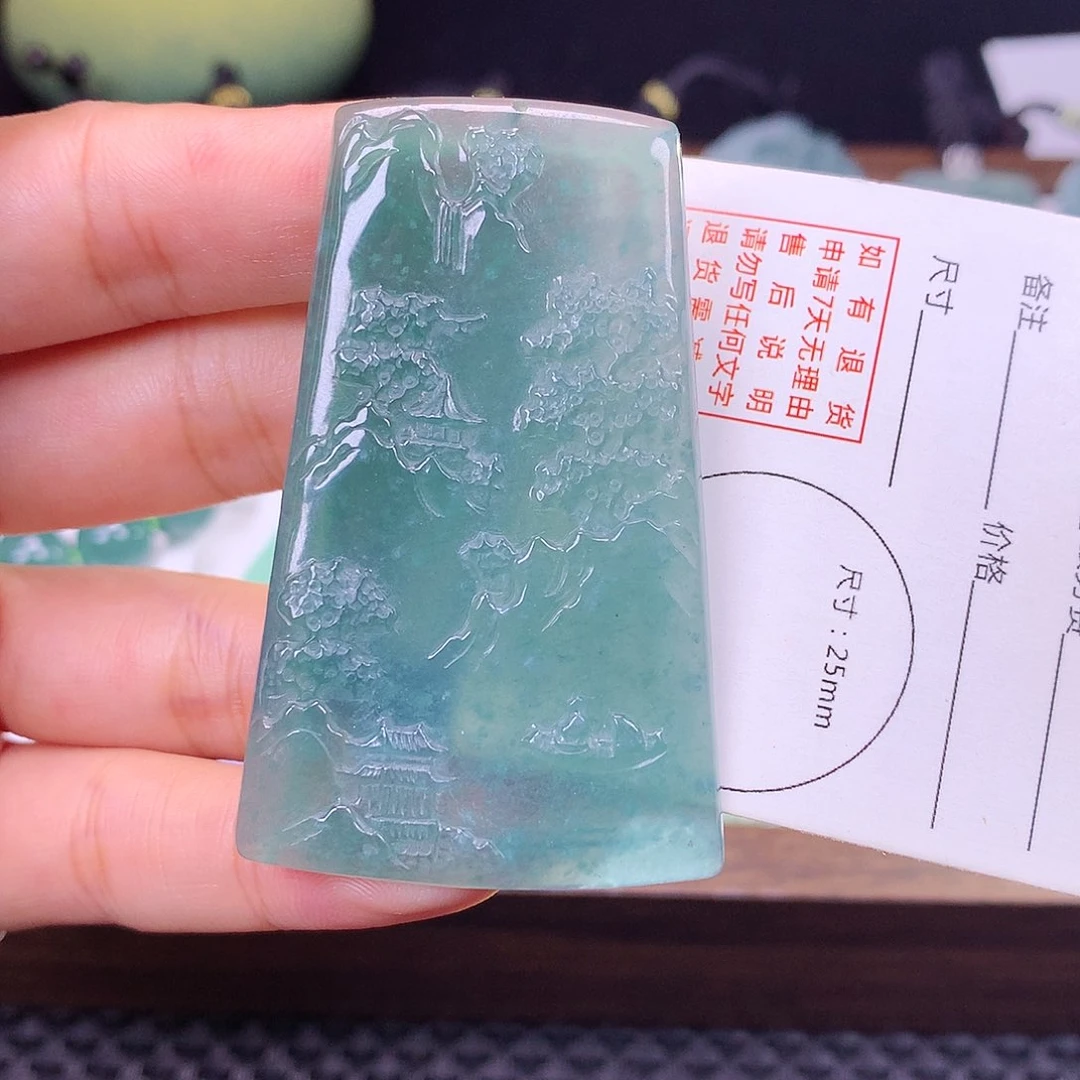 颈饰未镶嵌翡翠翡翠