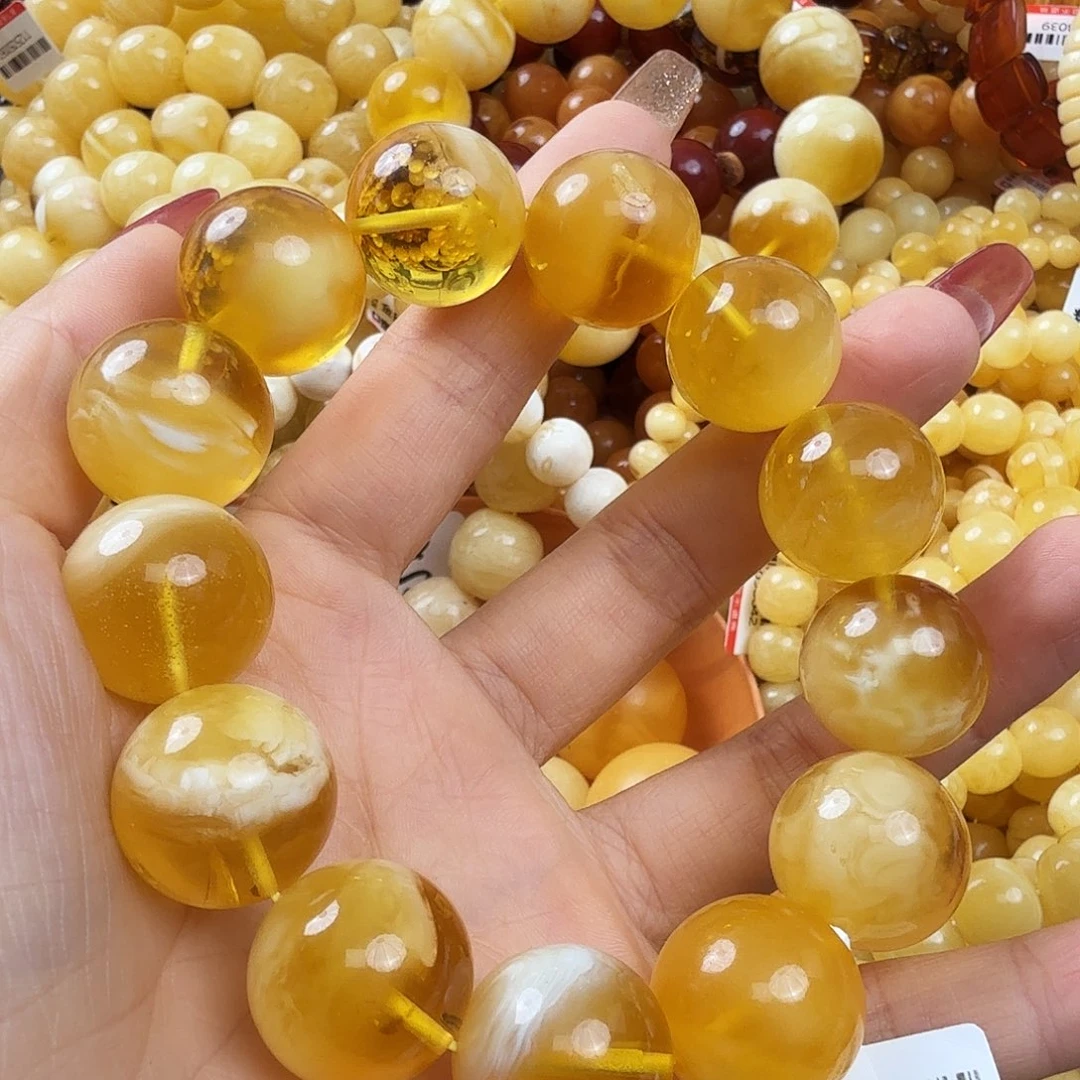 琥珀未镶嵌珠宝奇石