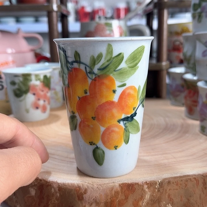 景德镇陶瓷手握杯可乐杯