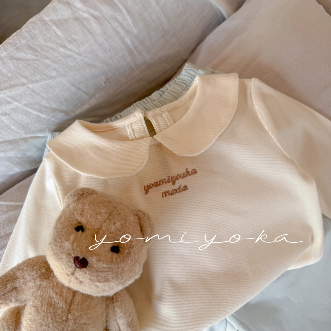 【现货】251-优米优卡-童装2025年春季新款翻领打底衫上衣 -251075