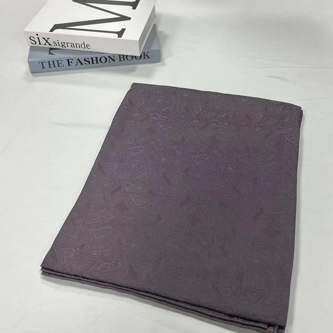 110香云纱方巾-远山如黛 草木染杭罗105cm丝巾