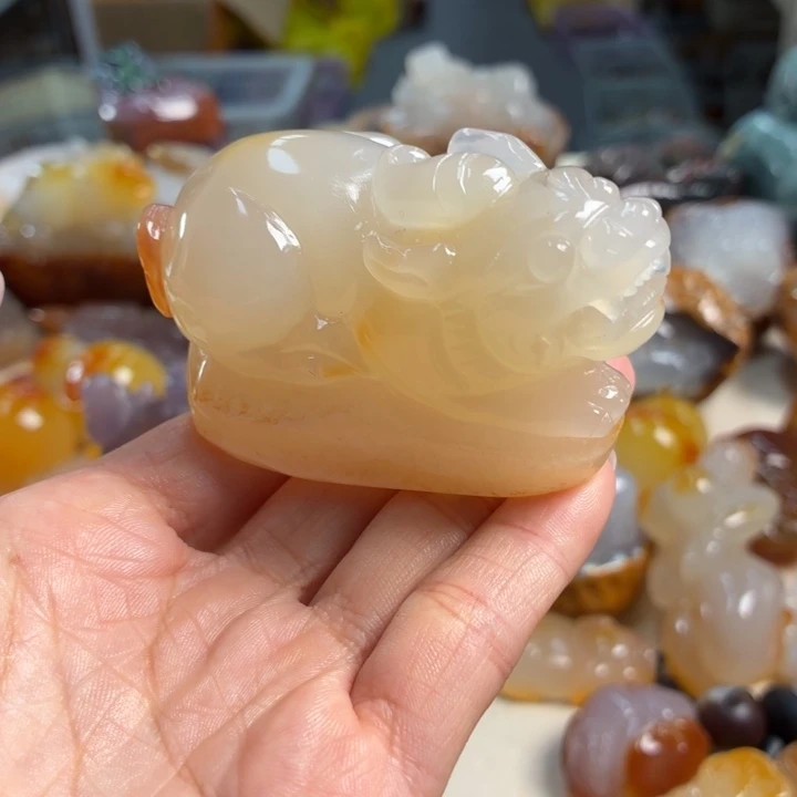 玛瑙/玉髓未镶嵌吊坠(不含链)