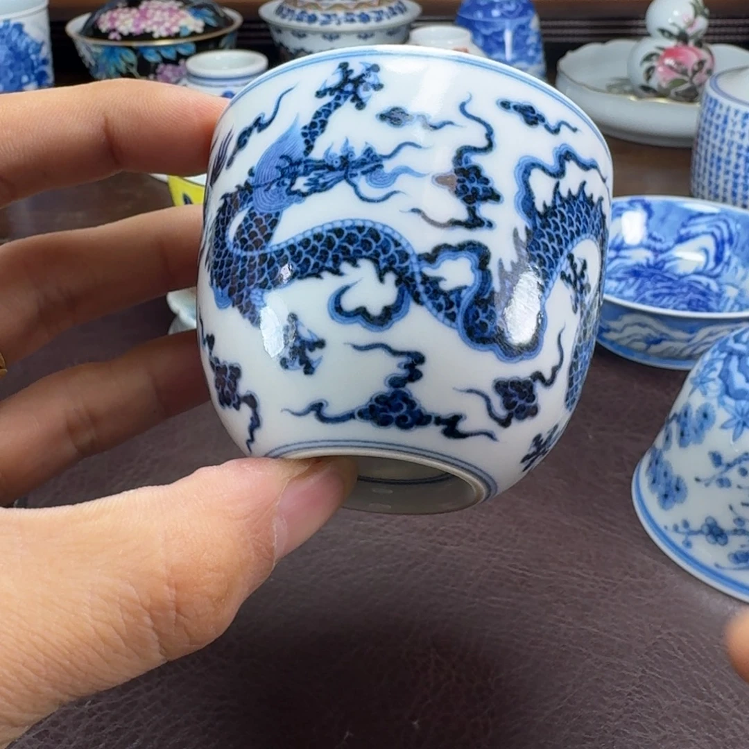 每***奥瓷片当代景德镇陶瓷手绘茶具