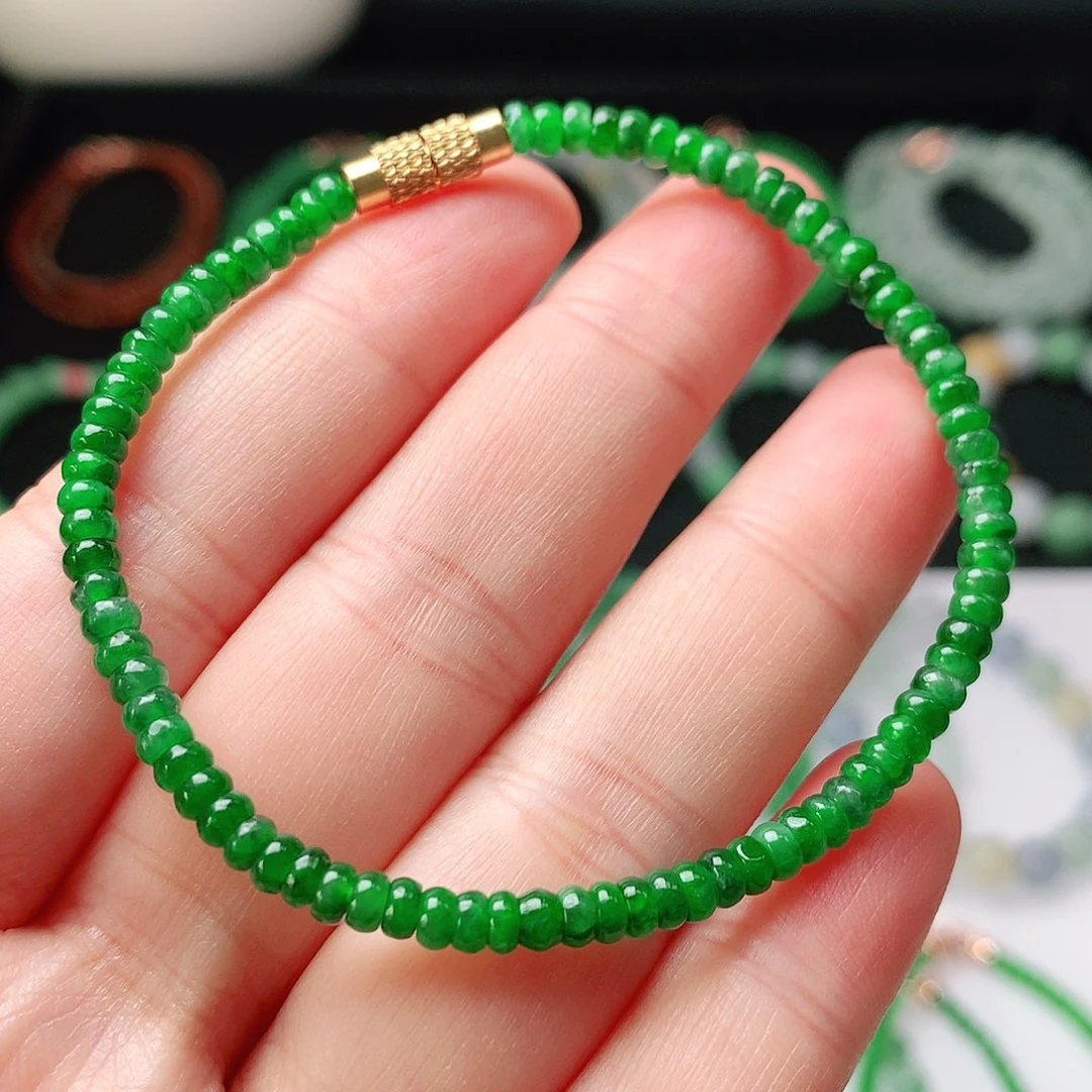 翡翠未镶嵌手链翡翠