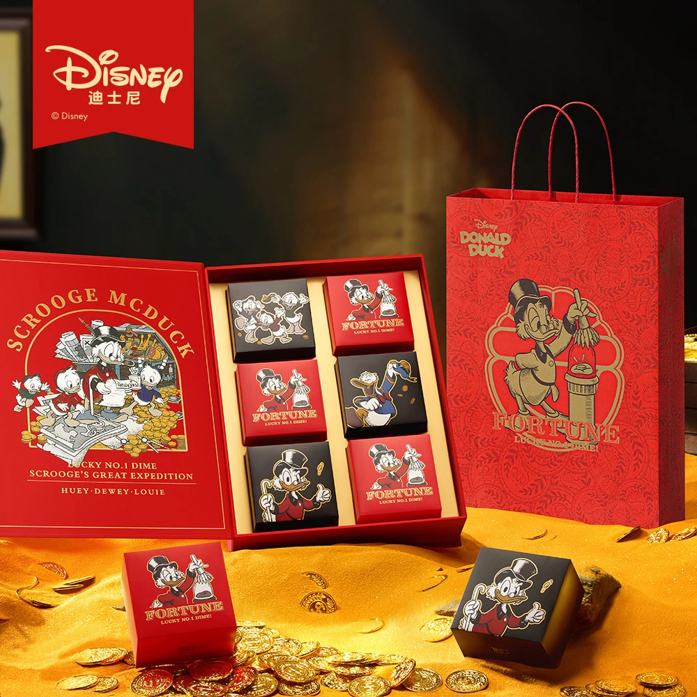 Disney/迪士尼【特价】中秋节月饼礼盒新款招财鸭时尚送人客户礼品
