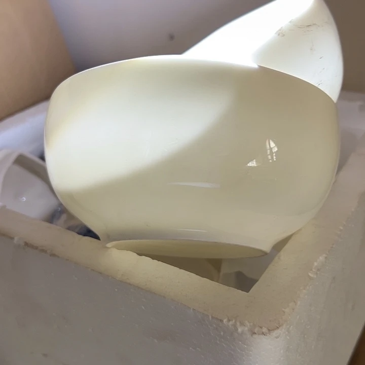 国营尾货骨瓷花口碗一对