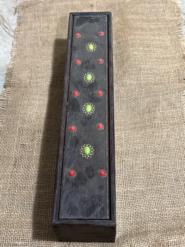 镶宝实木抽拉盒一个摆件链接