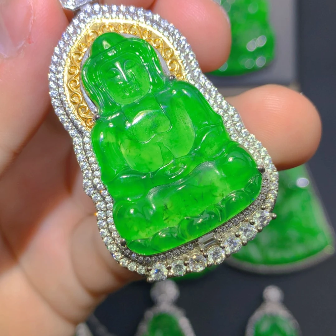 【闪购商品】翡翠吊坠(不含链)未镶嵌