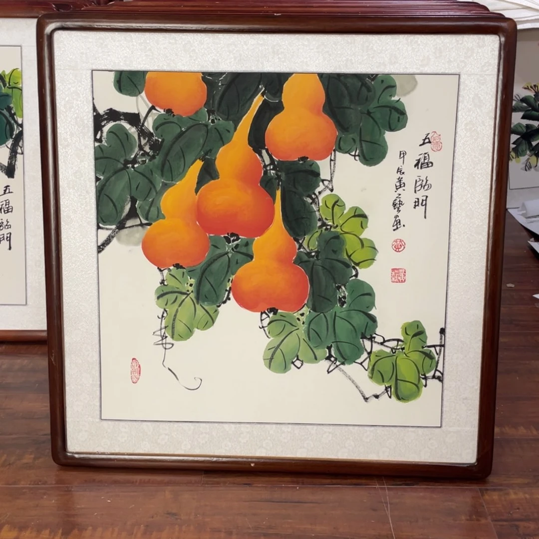 国画带框尺寸63*63厘米