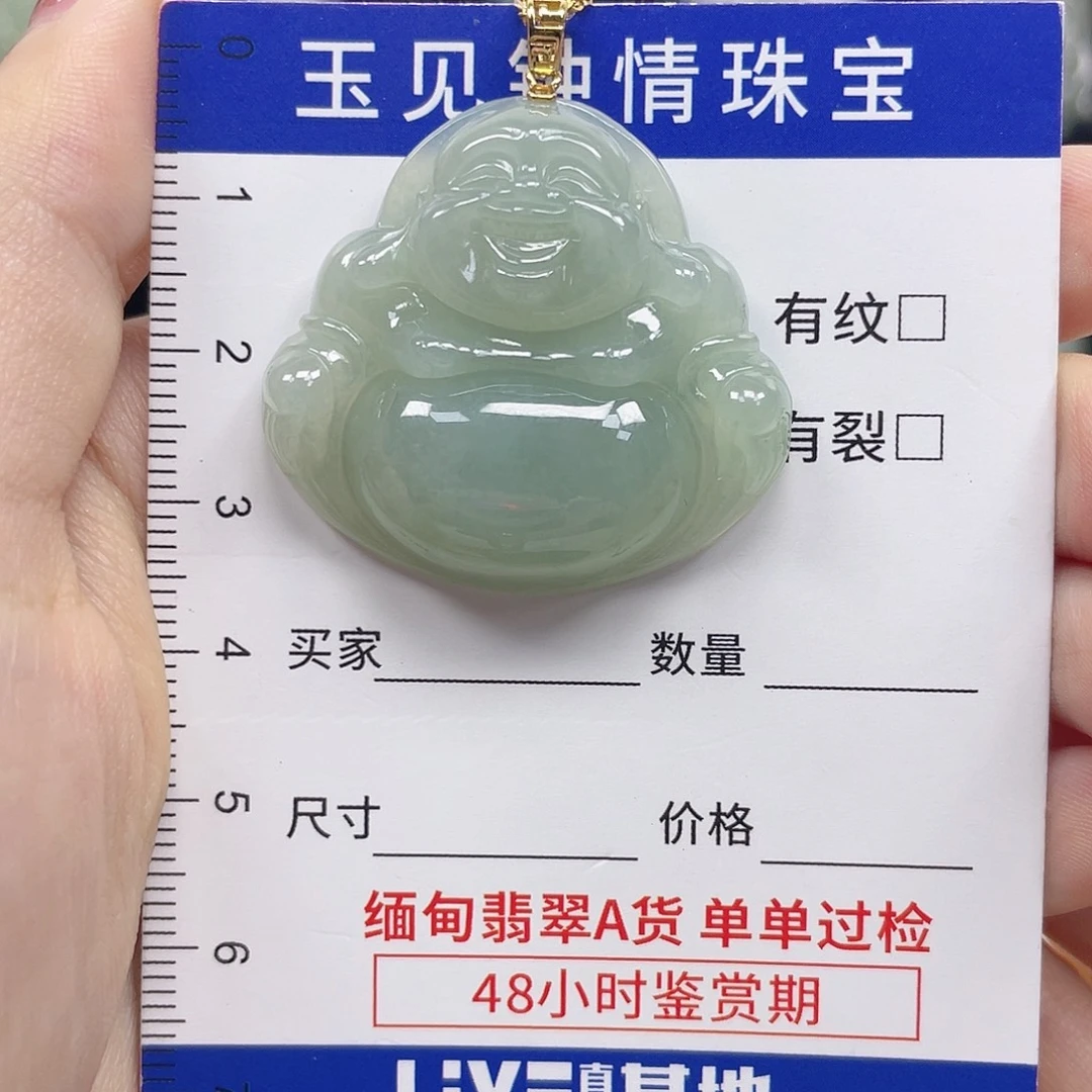 翡翠银S925镀金镶嵌颈饰