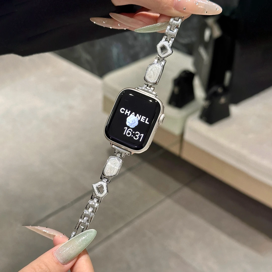 【细闪鎏金】适用vivo watch gt表带女款iqoo手表watchgt金属手链条