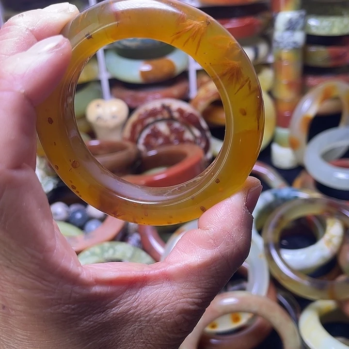 蛇纹石玉合金手镯