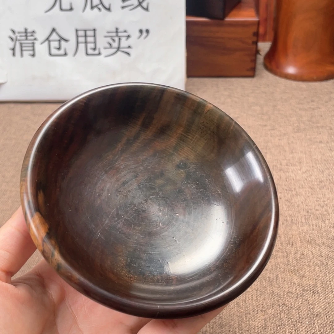 交趾黄檀（大红酸枝）木碟