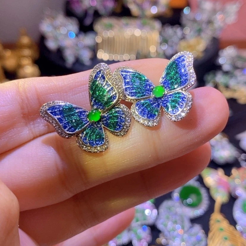 【闪购商品】翡翠挂件银S925镶嵌天然资源