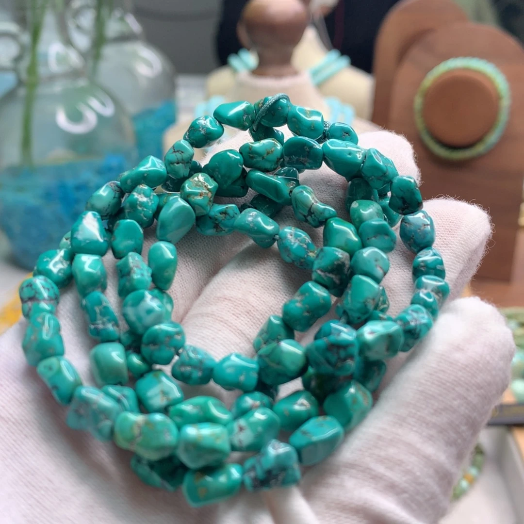 绿松石未镶嵌饰品